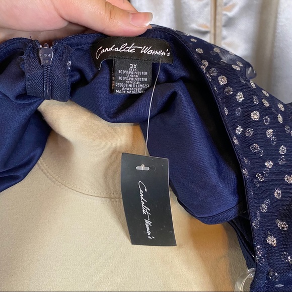 ✨candalite glitter dot mesh gown✨ - Picture 4 of 4